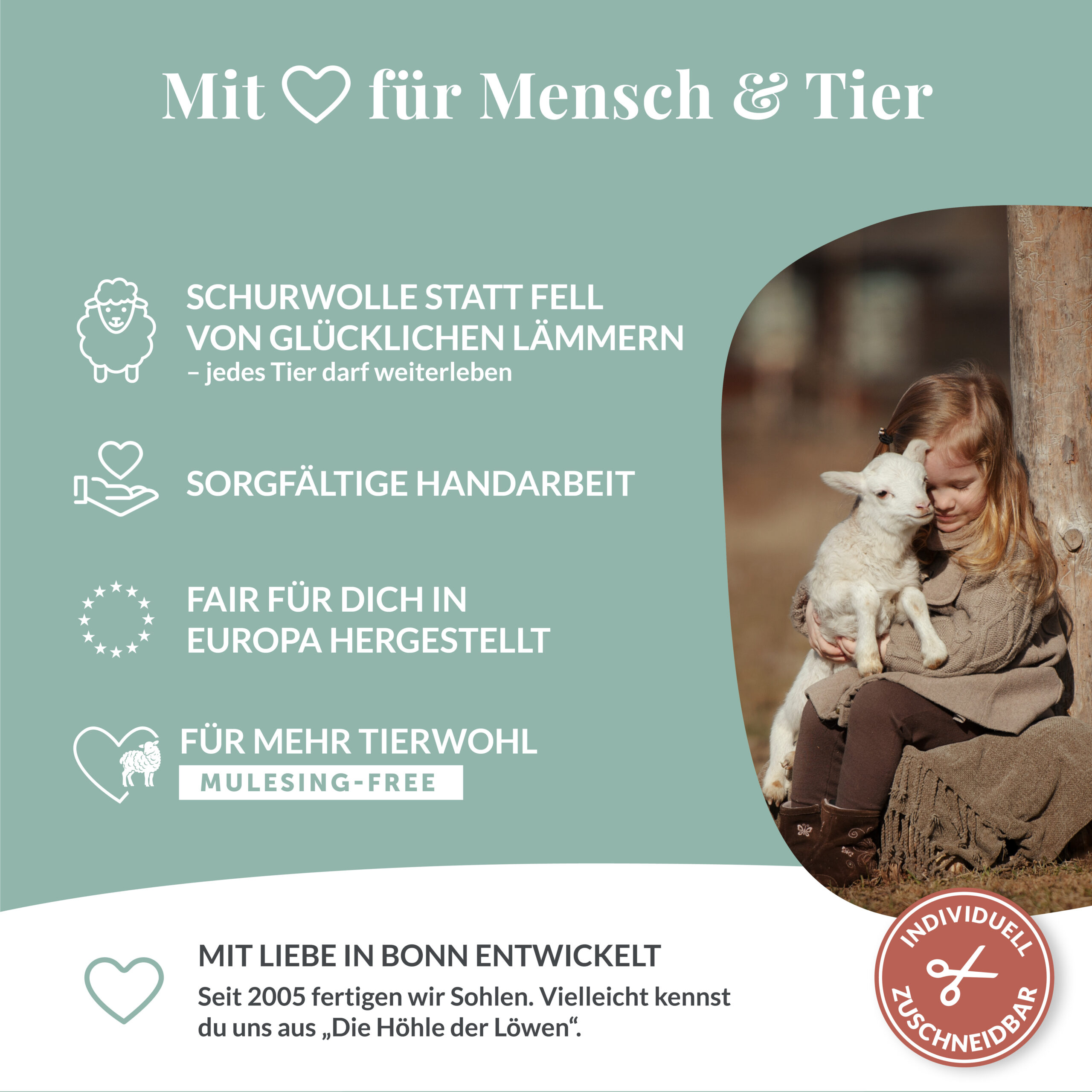 hey-nature-zuschneidbare-kinder-wollsohlen-2-paar-gr-22-35 image 2