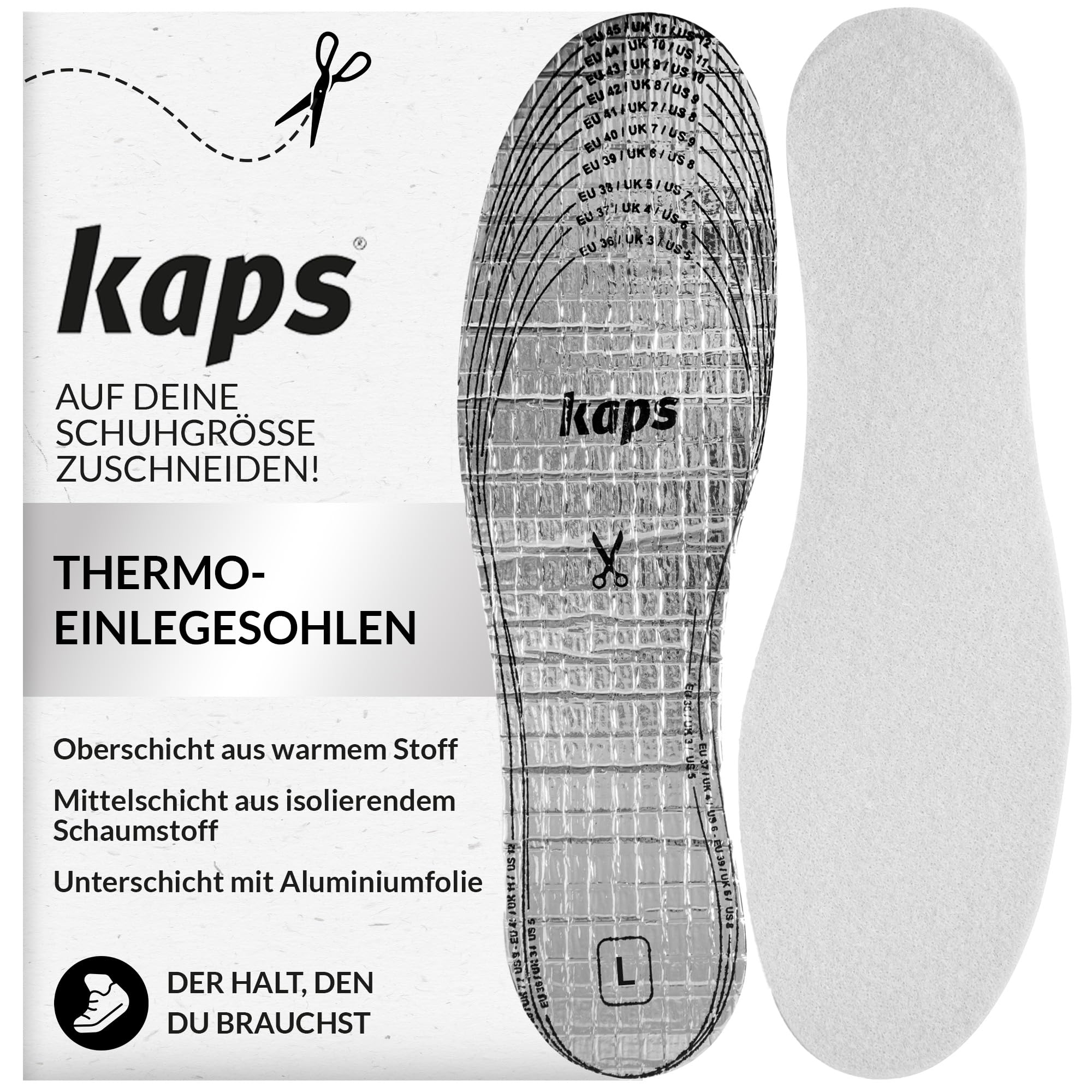 kaps-alu-super-thermo-winter-einlegesohlen-3-lagig-mit-isolierfolie-zuschneidbar image 1