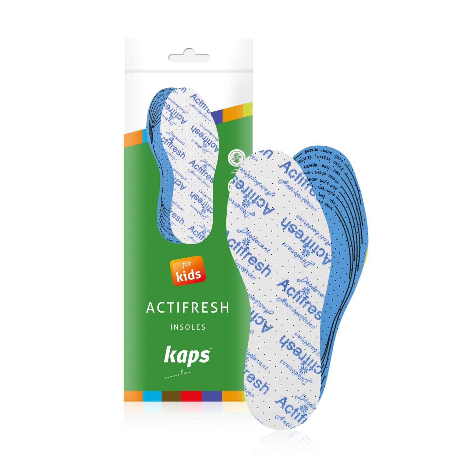 kaps-actifresh-kinder-einlegesohle-zuschneidbare-latexschaum-sohle-eu-19-35 image 6