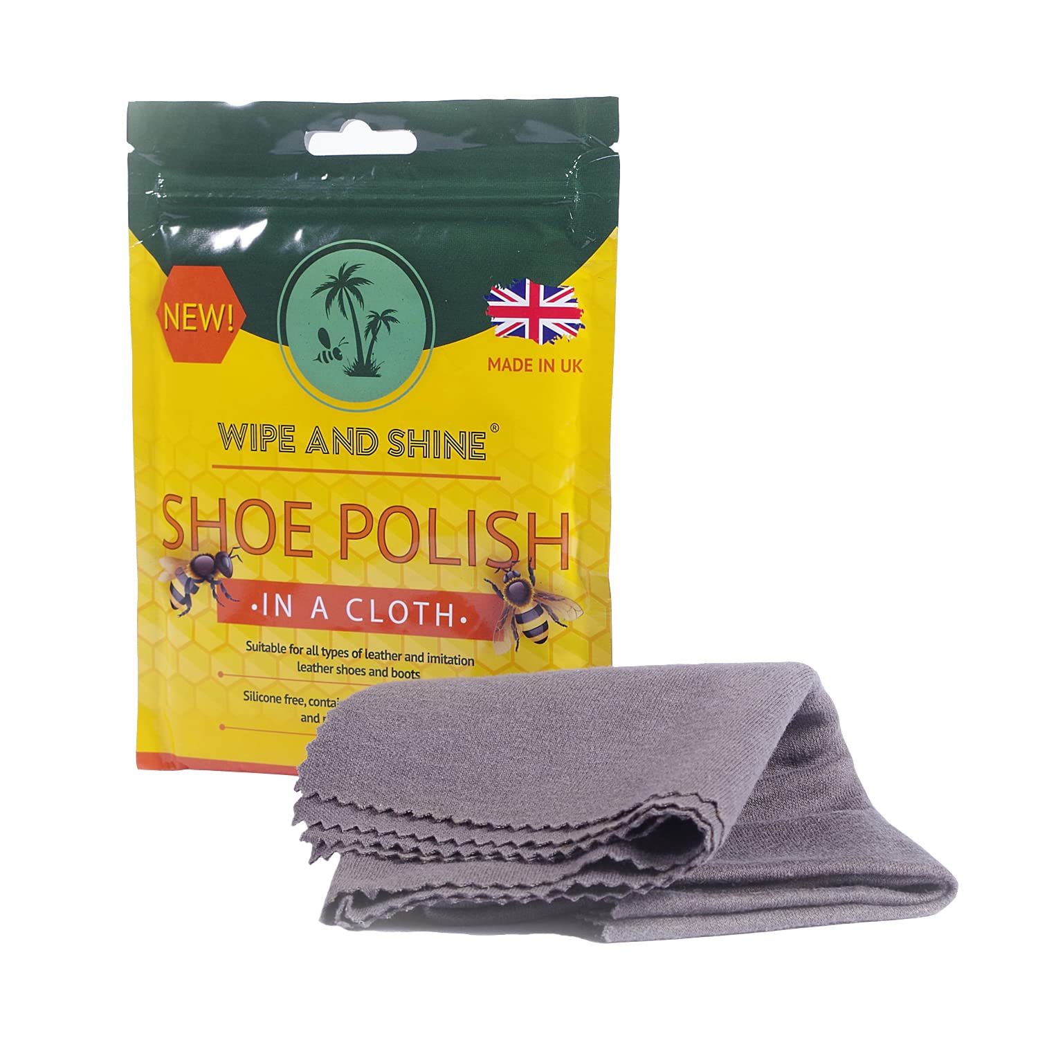 kaps-wipe-and-shine-schuhputztuch-38x40-cm-baumwolle-mit-bienenwachs image 1