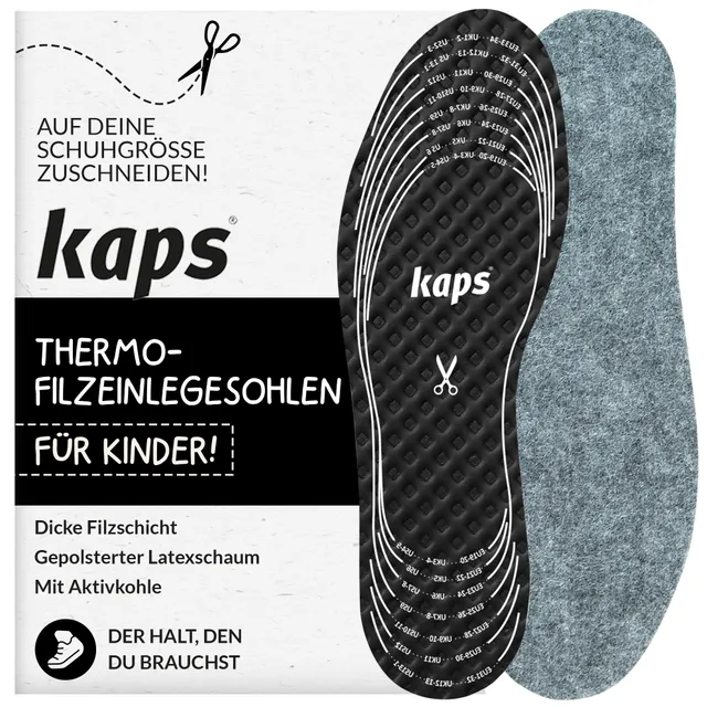 kaps-farmer-kids-winter-einlegesohlen-filz-zum-zuschneiden-bis-gr-35 image 1