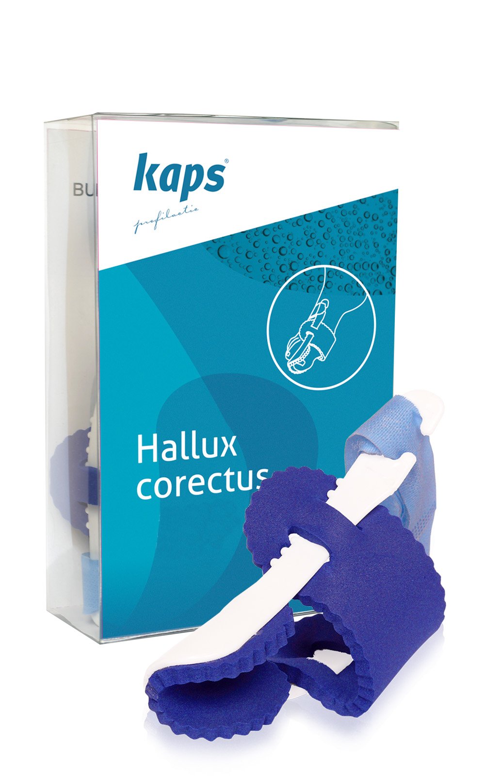 kaps-hallux-valgus-ballenzeh-richtschiene-nacht-verstellbar-unisex-einheitsgr-e image 2