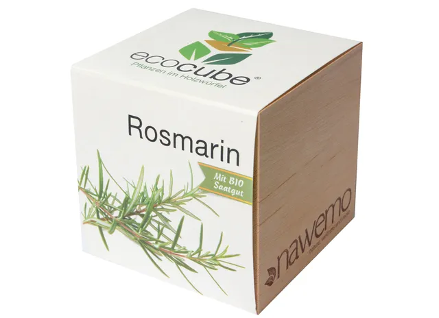 nawemo-ersatz-f-r-pflanzw-rfel-ecocube-rosmarin-im-holzw-rfel image 1