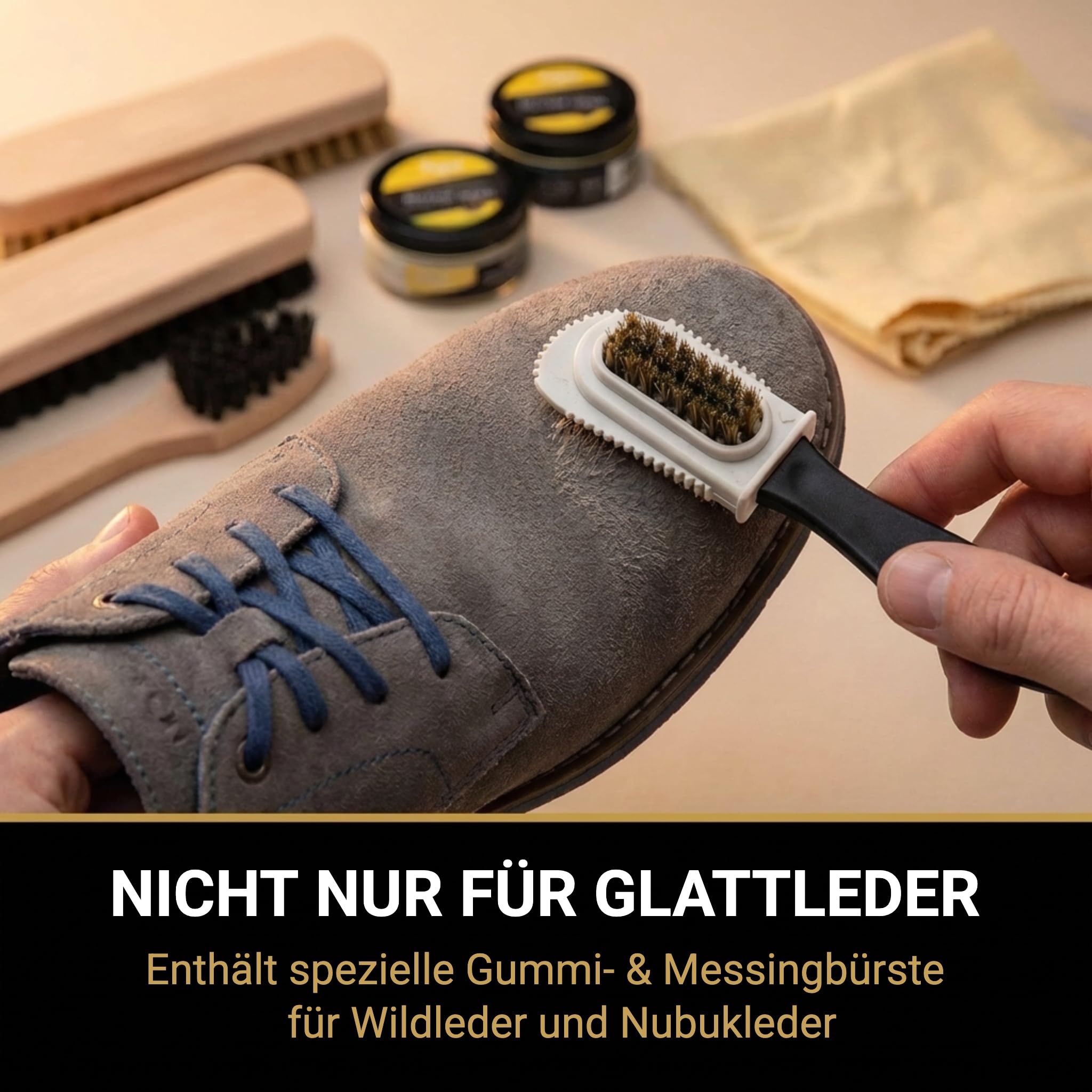 kaps-napoli-schuhpflegeset-9-teilig-f-r-glattleder-mit-schuhcreme-und-b-rsten image 4