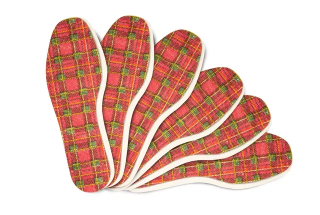 kaps-tartan-einlegesohlen-6-paar-set-latexschaum-gr-36 image 1