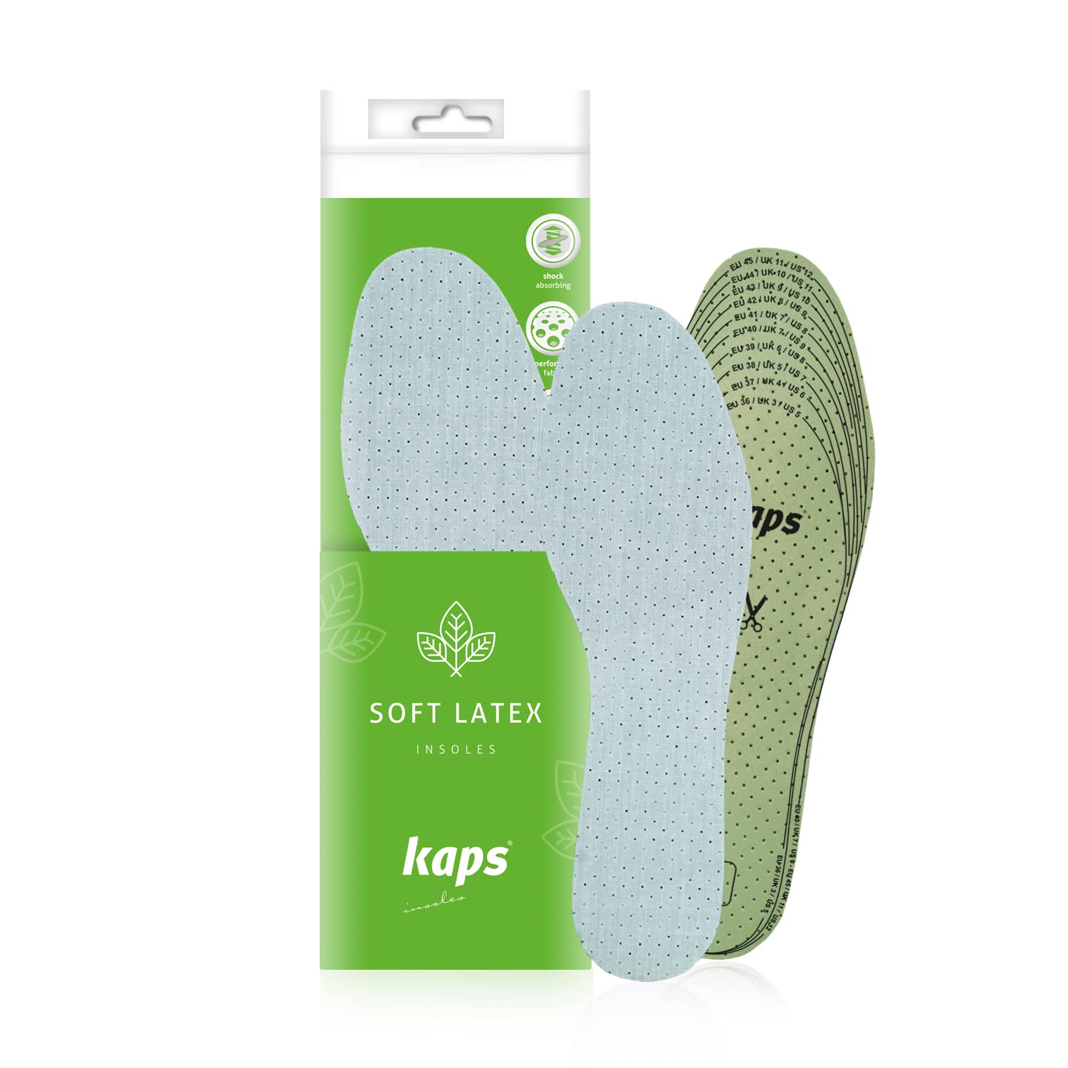 kaps-soft-latex-einlegesohlen-3-mm-baumwolle-zum-zuschneiden-bis-46 image 2