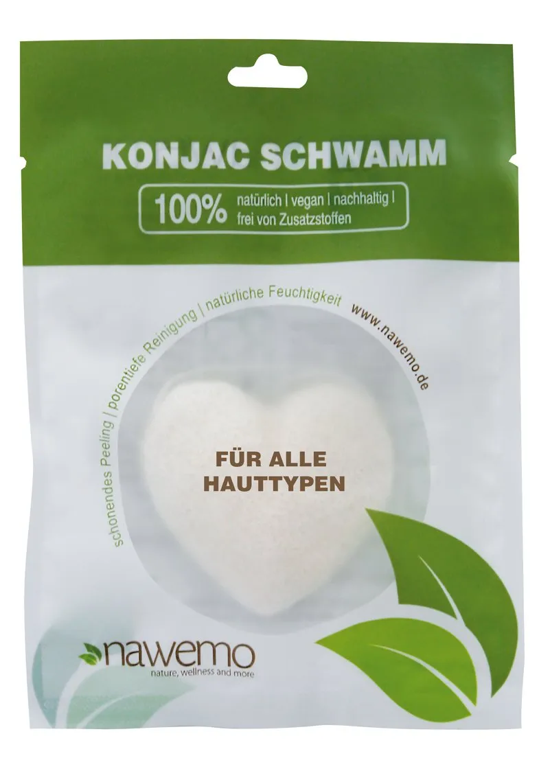 nawemo-konjac-schwamm-pur-herzform-f-r-alle-hauttypen image 1