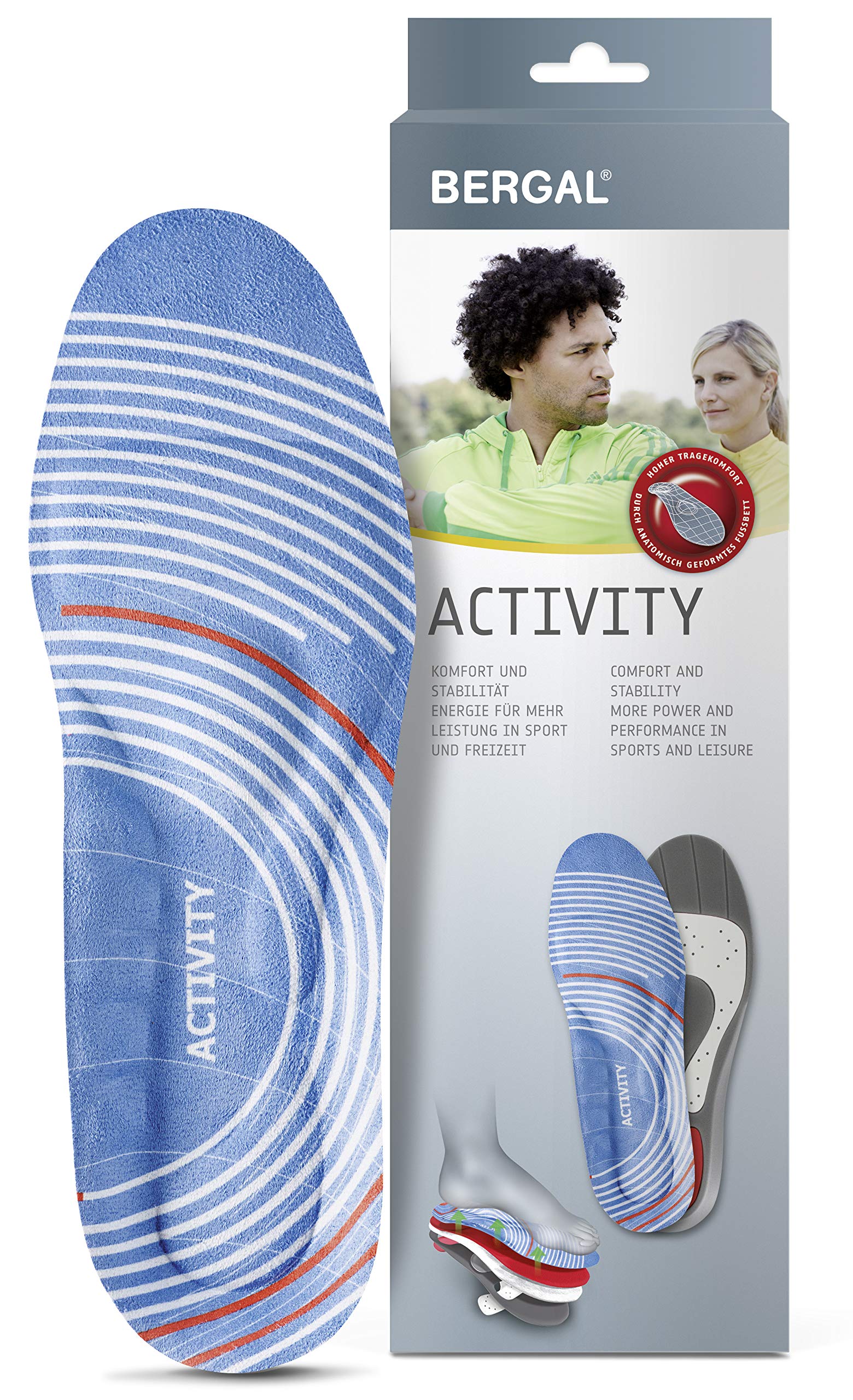 bergal-activity-fu-bett-einlegesohle-sport-und-freizeit-gr-39-40 image 2
