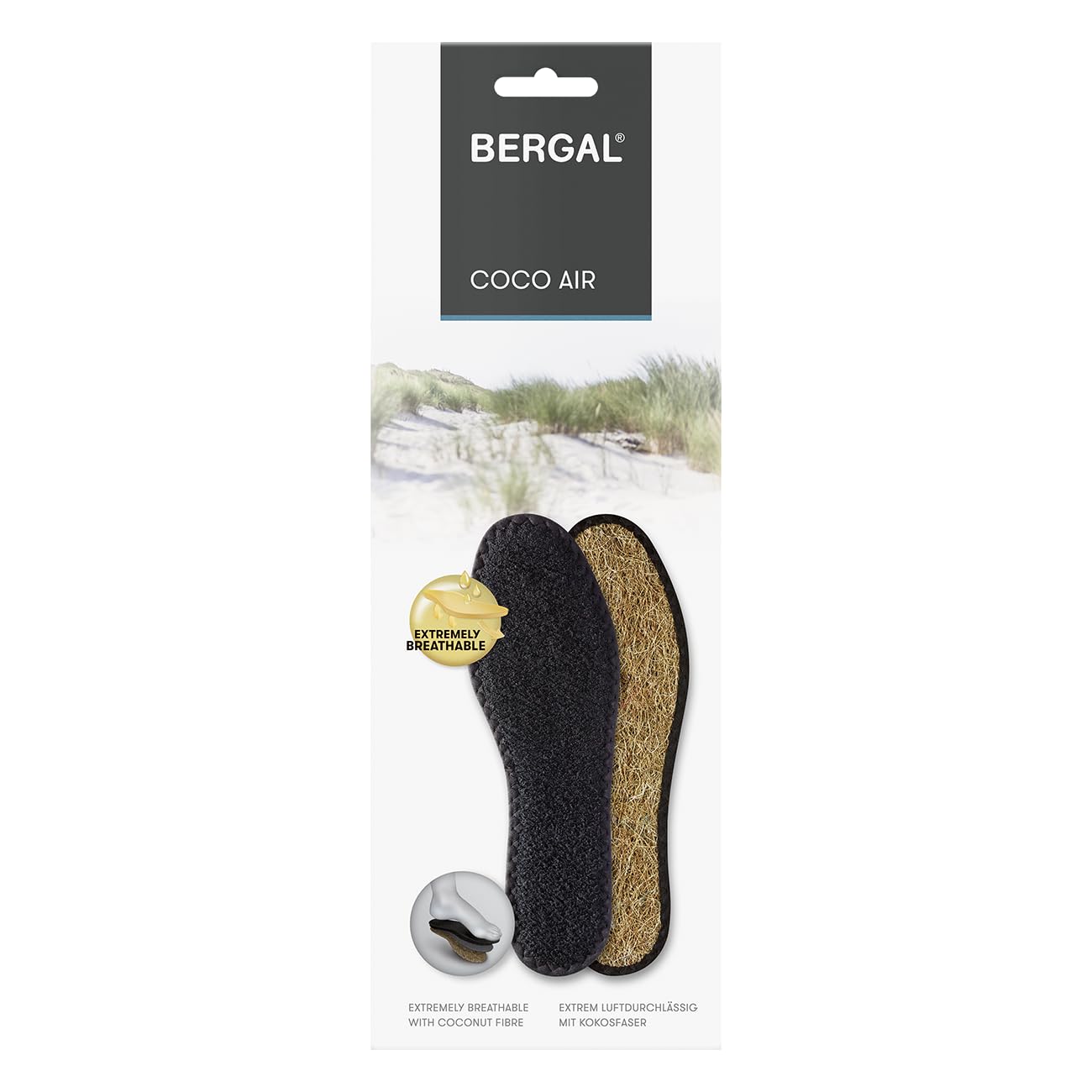 bergal-coco-air-einlegesohle-ultra-leicht-kokosfaser-baumwollfrottee-braun-gr-36 image 4