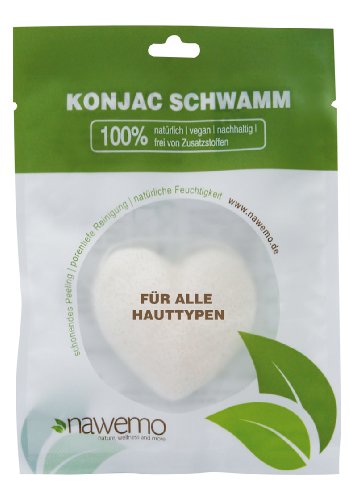 nawemo-konjac-schwamm-pur-herzform-f-r-alle-hauttypen image 2