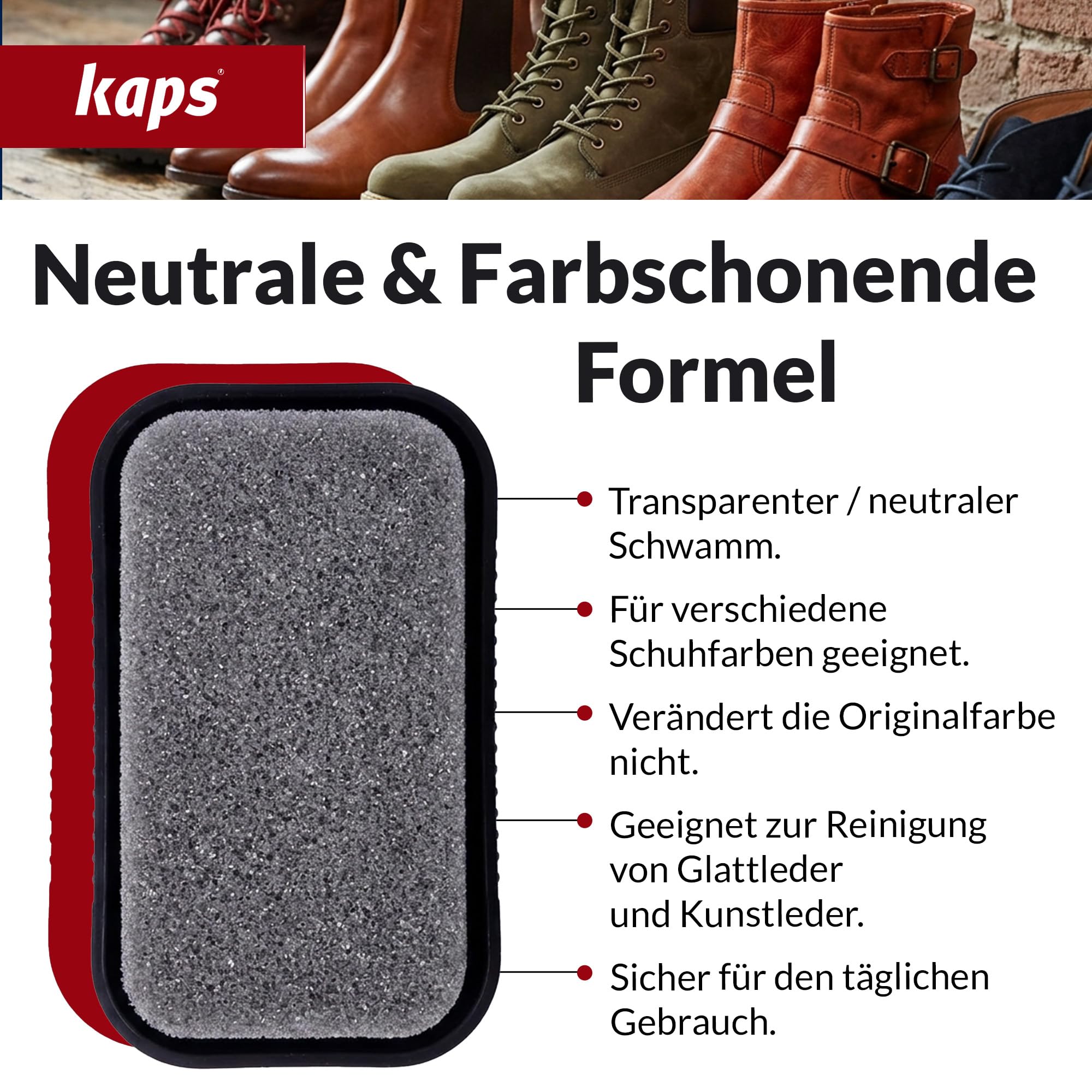 kaps-mini-perfect-shine-schuhputzschwamm-farblos image 4