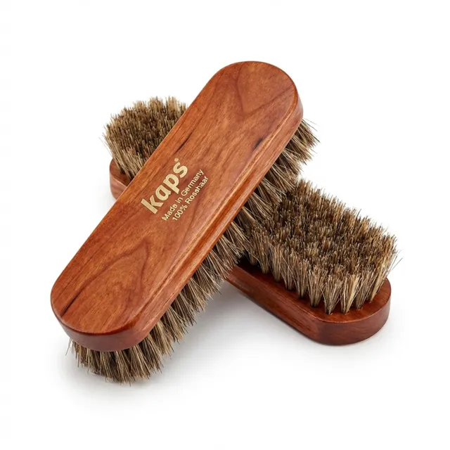 kaps-premium-schuhb-rste-natur-pferdehaar-15-cm-holzgriff image 1