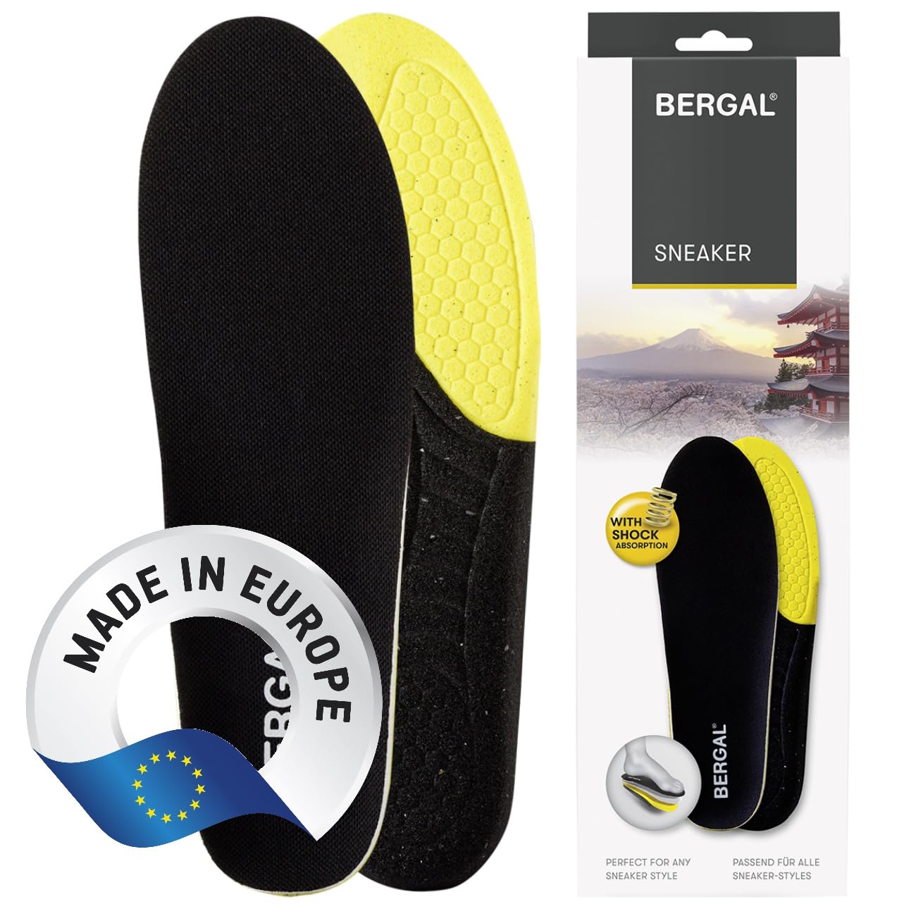 bergal-sneaker-einlegesohlen-gr-39-mit-memory-foam image 1