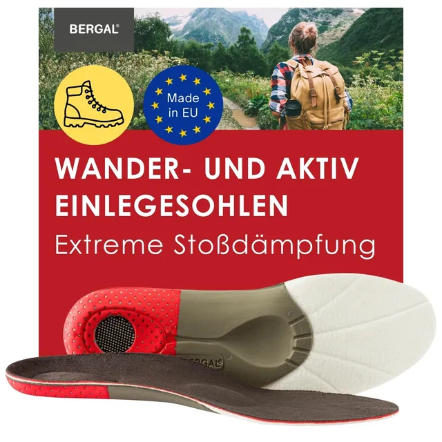 bergal-x-treme-einlegesohlen-gr-44-wandern-sport-outdoor image 1