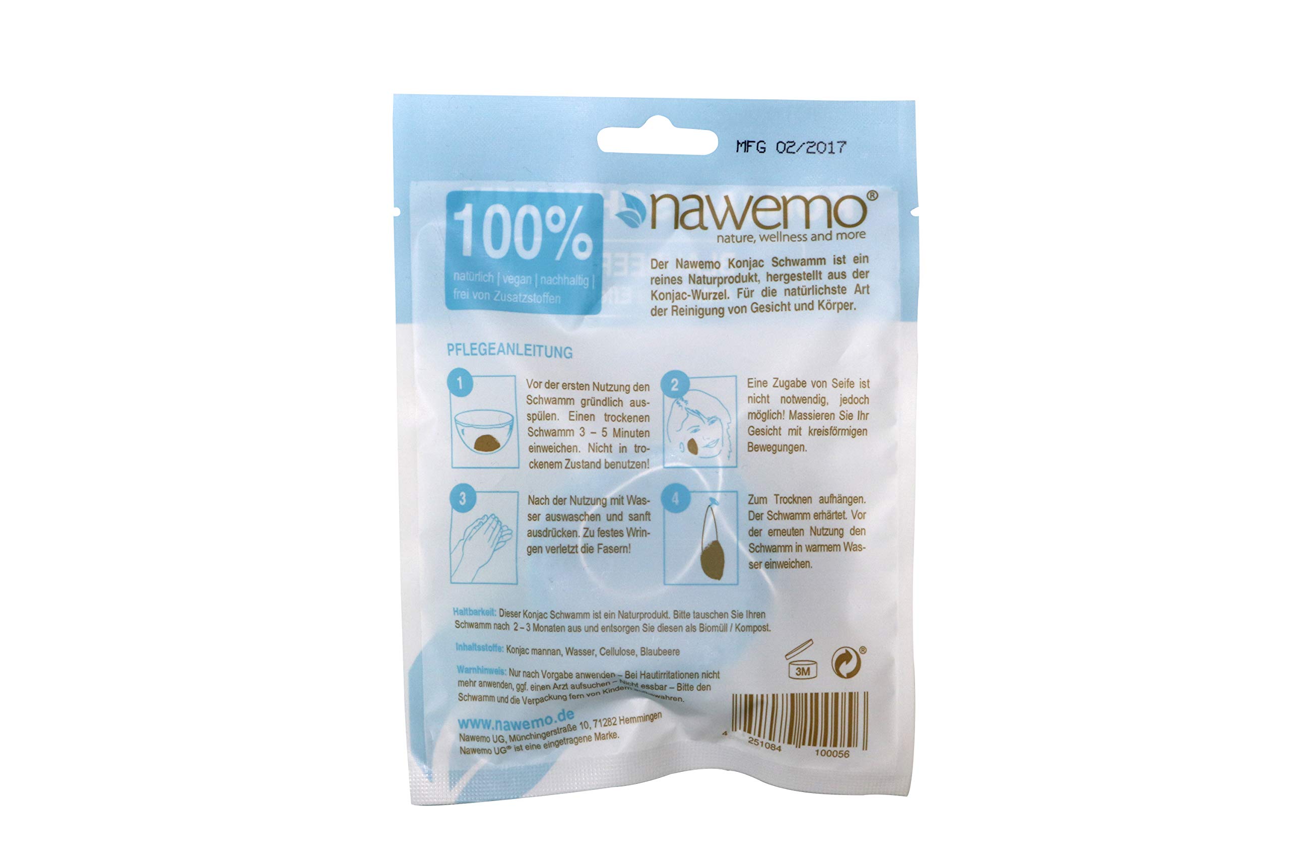 nawemo-konjac-schwamm-blaubeere-gesichtspeeling image 4