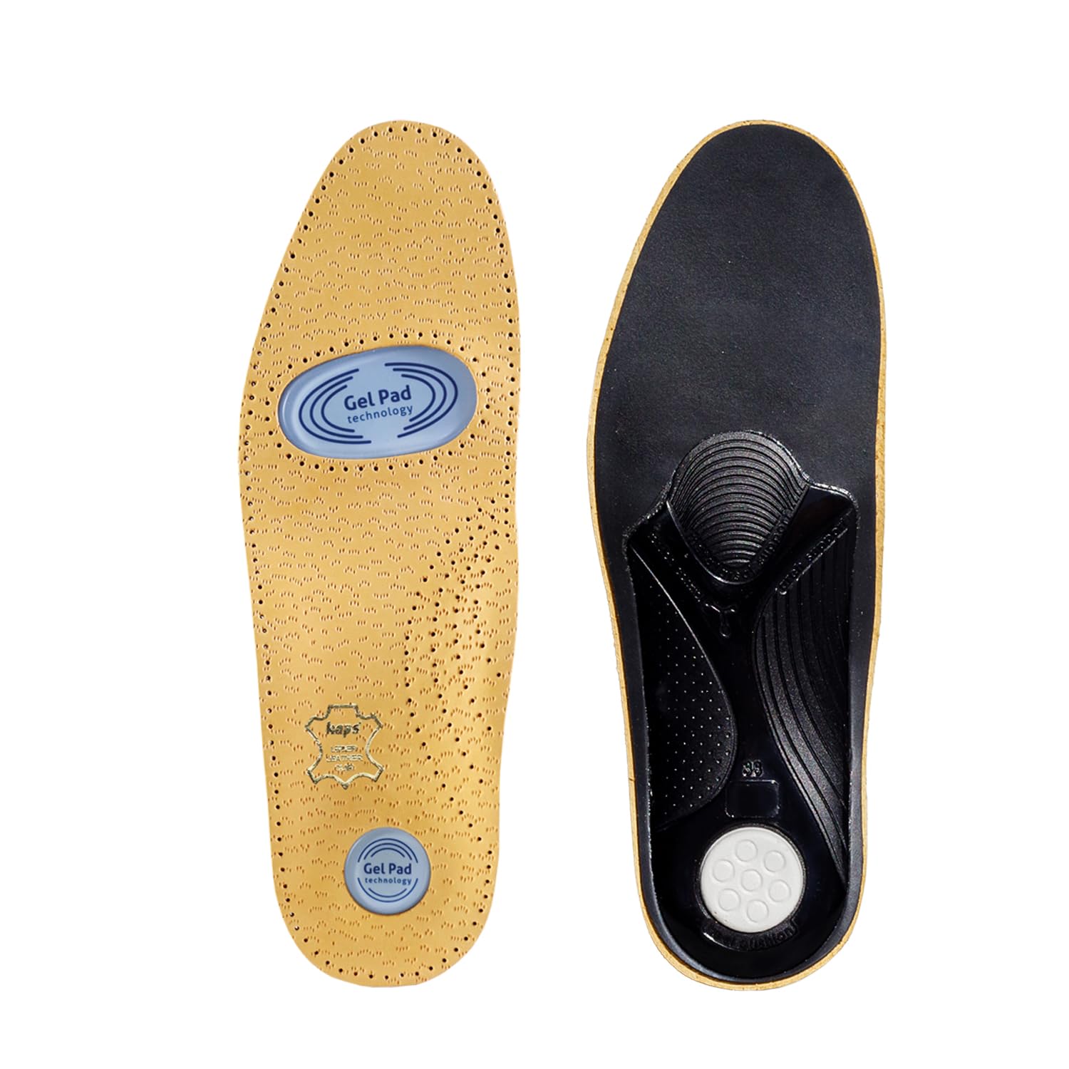 kaps-relax-gel-schuheinlagen-leder-mit-gelpolster-gr-e-36 image 1