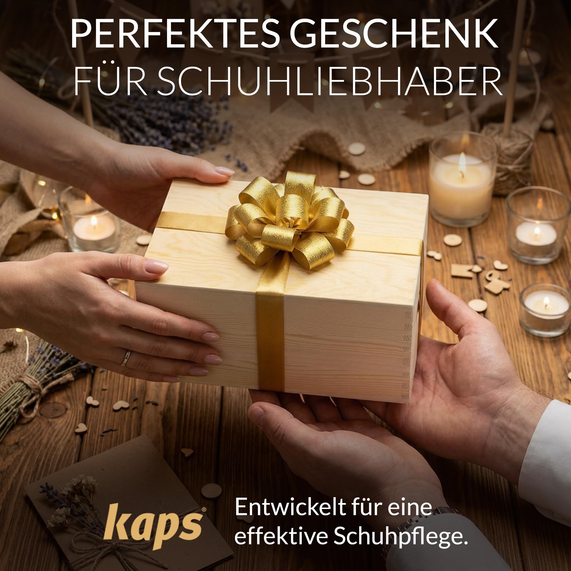 kaps-schuhputzset-f-r-lederschuhe-stiefel-9-teilig-im-kiefernholz-kasten image 3
