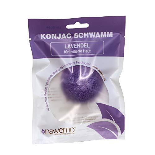 nawemo-konjac-schwamm-lavendel-f-r-gesicht-entz-ndeter-haut image 5
