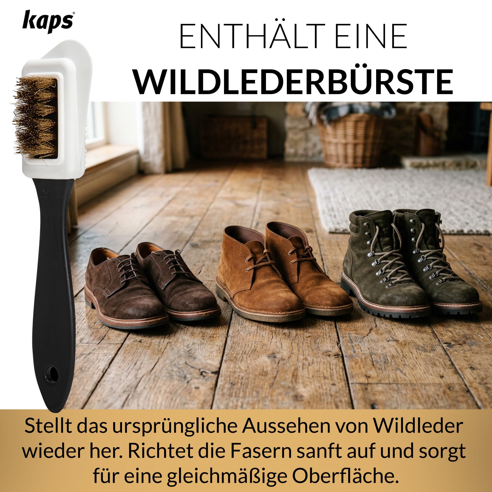 kaps-schuhputzset-f-r-lederschuhe-stiefel-9-teilig-im-kiefernholz-kasten image 4