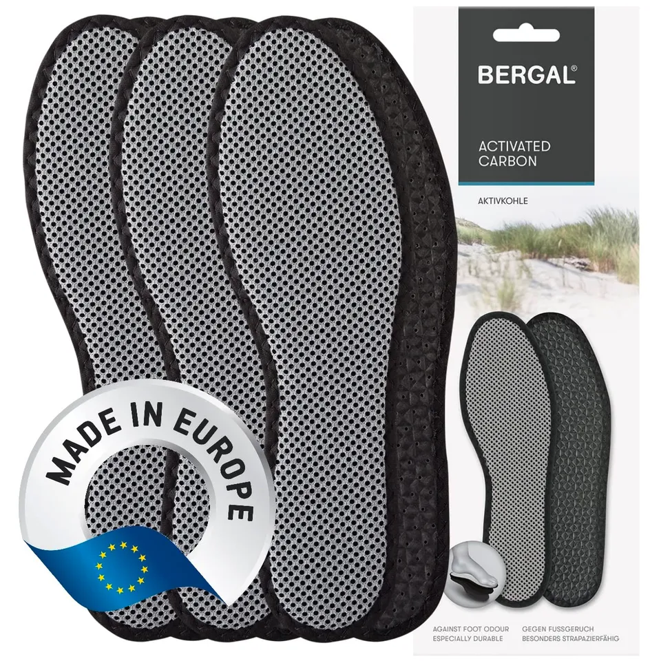 bergal-activated-carbon-einlegesohlen-gr-40-3-paar image 1