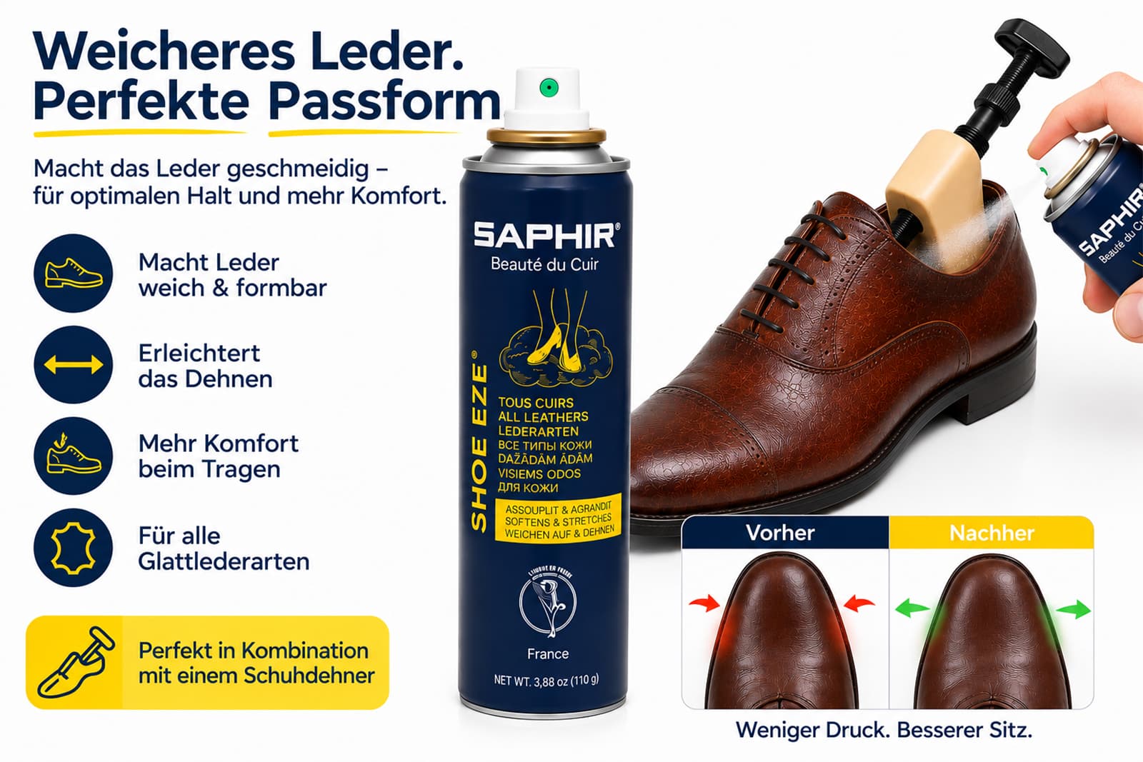 ringelspitz-saphir-shoe-eze-lederweichmacher-spray-f-r-enge-lederschuhe image 5